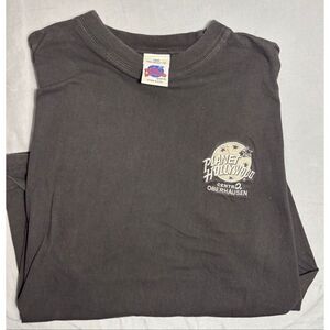 Vintage 1991 Planet Hollywood Embroidered Single Stitch Tee Shirt Men Large